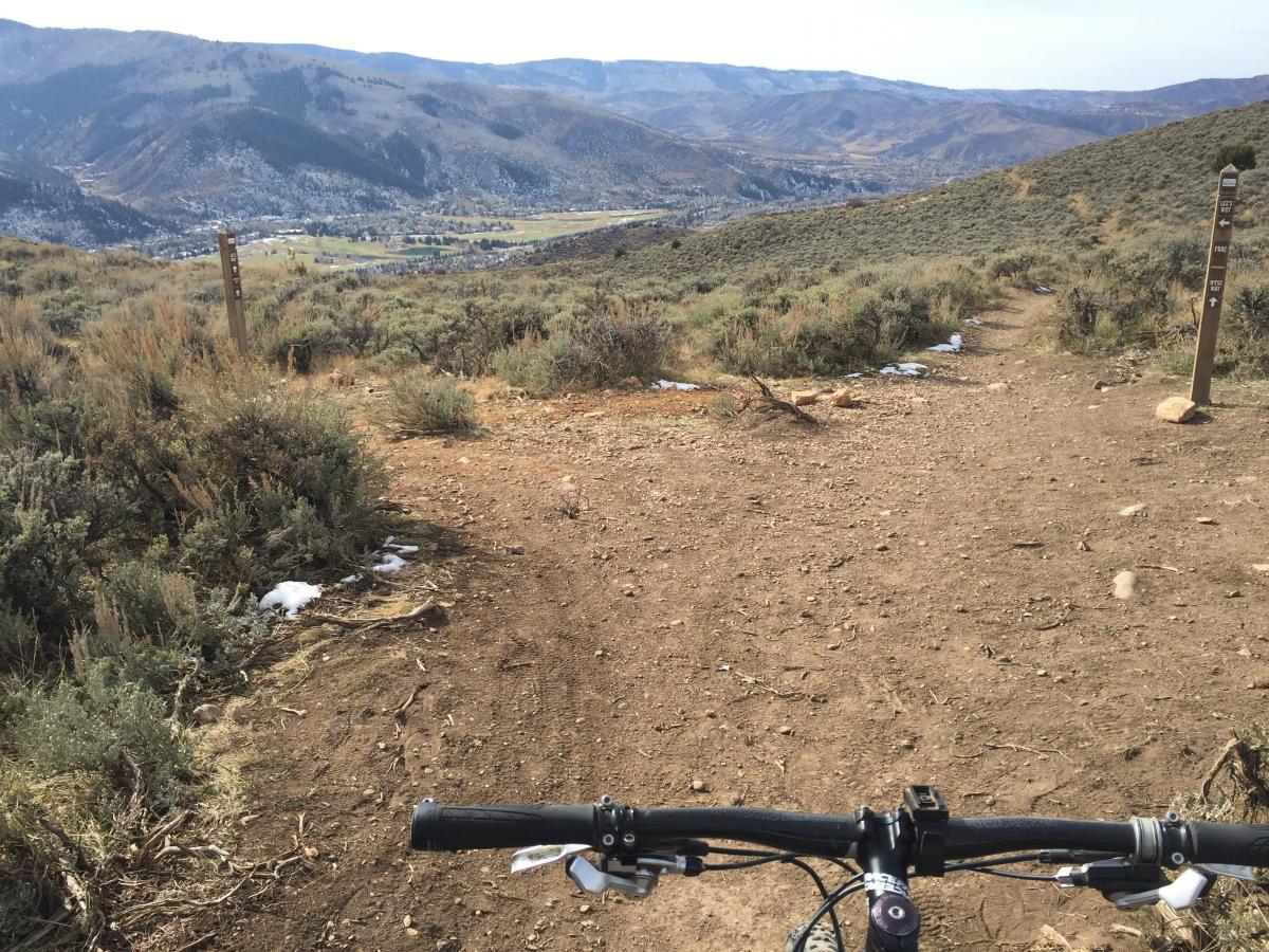 West Avon Preserve Mountain Bike Trail in Avon, Colorado